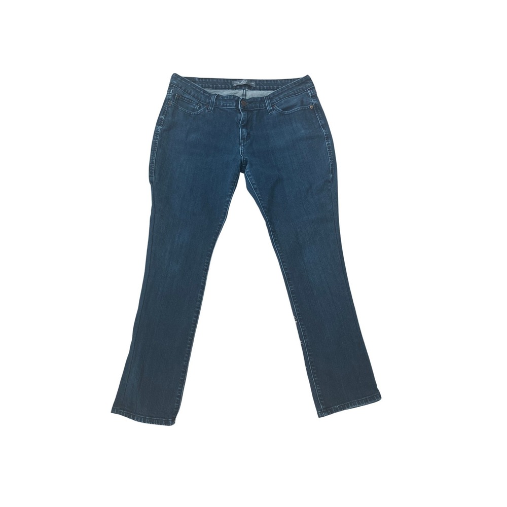 Levi Strauss & Co Womens Dark Wash Straight‎ Leg Jeans Size 10 C